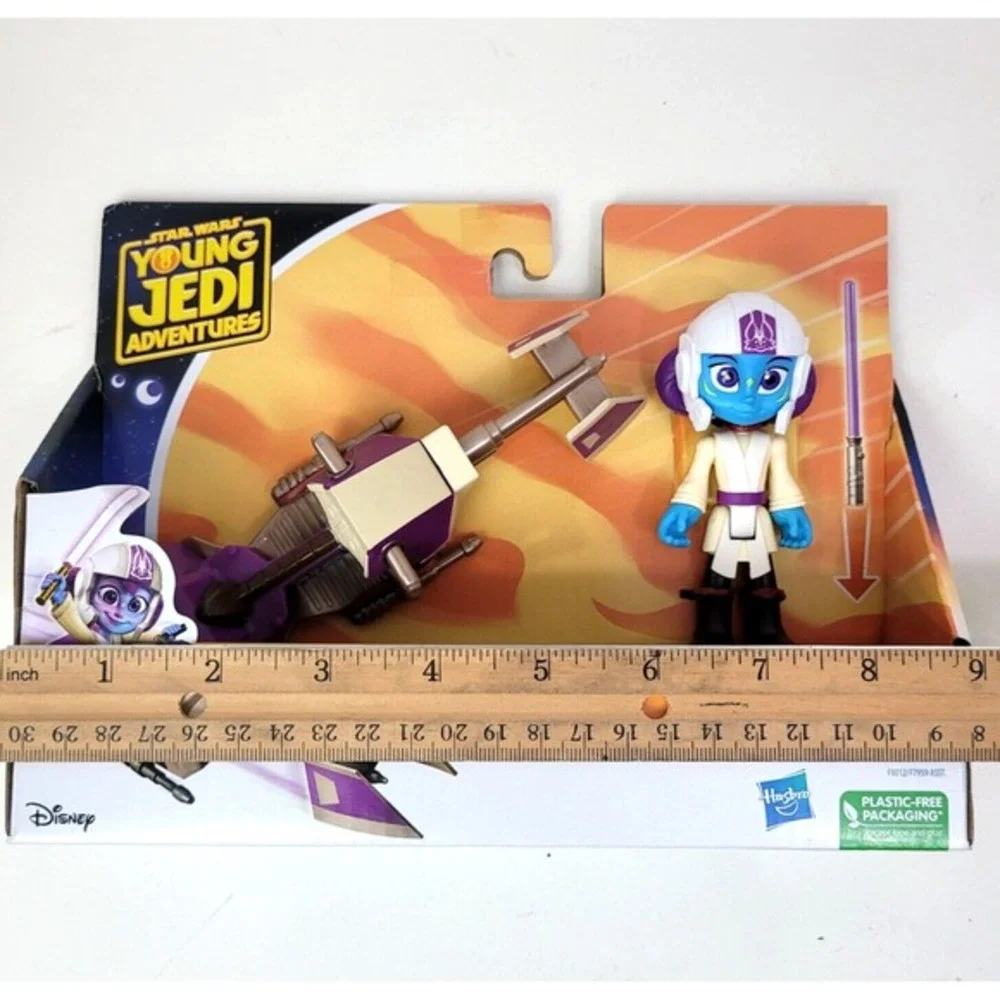 Star Wars Young Jedi Adventures Lys Solay‎ Action Figure with Speeder - Hasbro